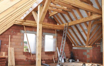 Nordelph Corner attic trusses
